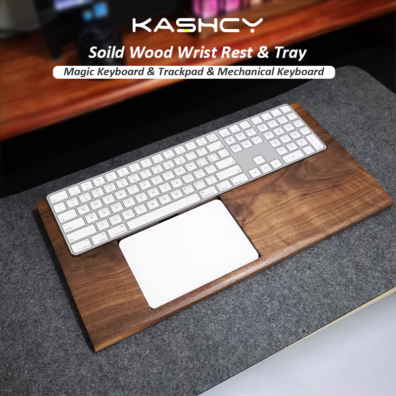 Wrist Rest Wood - مسند معصم خشبي صلب من خشب