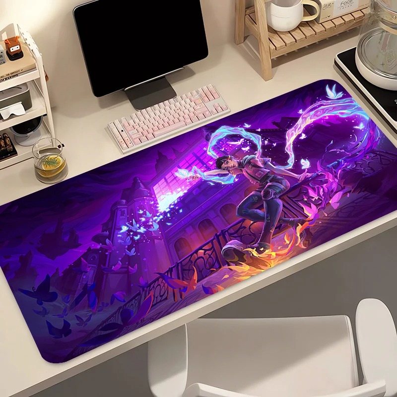 Gaming Keyboard Tactile - لوحة ماوس للألعاب بتصميم أنمي للكمبيوتر،