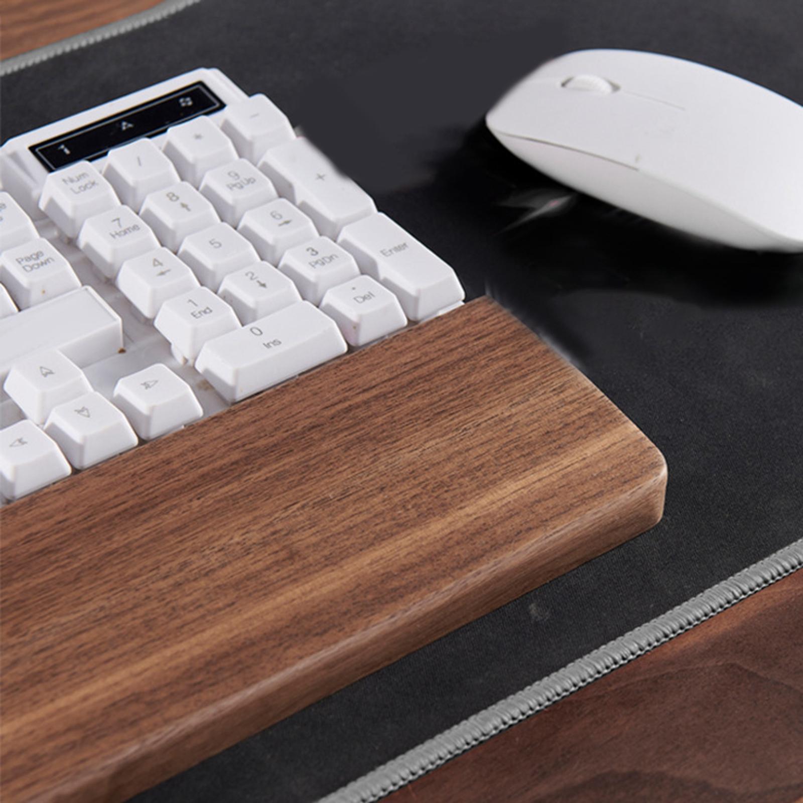 Wrist Rest Wood - مسند معصم خشبي للوحة المفاتيح، مسند