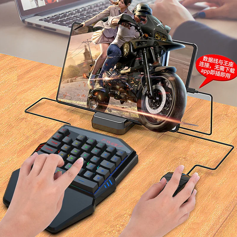 طقم لوحة مفاتيح بيد واحدة ، لع - مراجعة Gaming Keyboard Mini وسعره