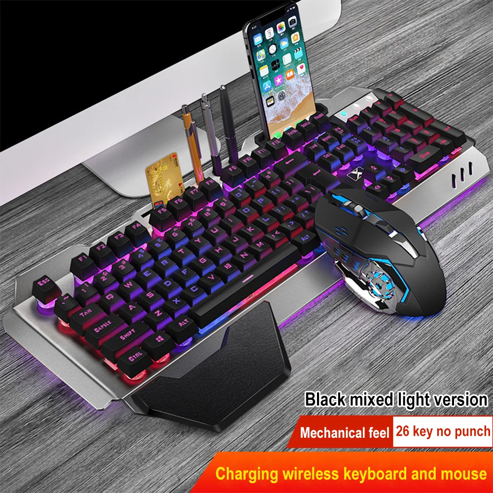 K680 لوحة مفاتيح وماوس لاسلكي  - مراجعة Gaming Keyboard And Mouse Combo Wireless وسعره