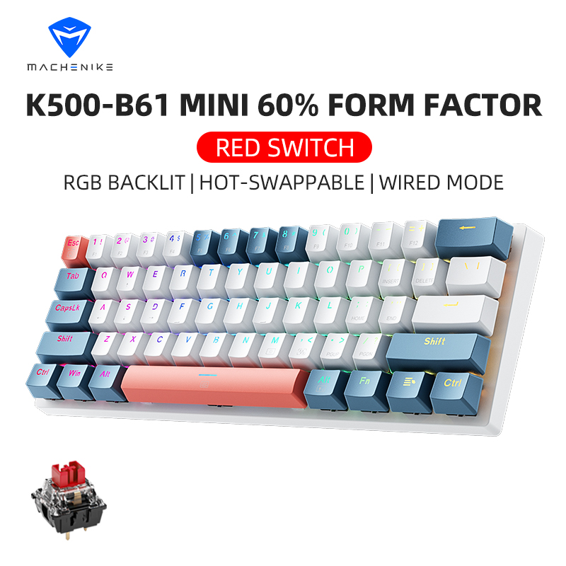 K500-B61 Machenike لوحة مفاتيح - مراجعة Gaming Keyboard E Yooso وسعره