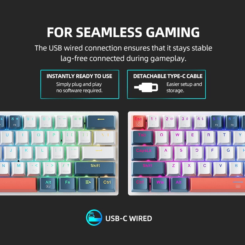 K500-B61 Machenike لوحة مفاتيح - مراجعة Gaming Keyboard E Yooso وسعره