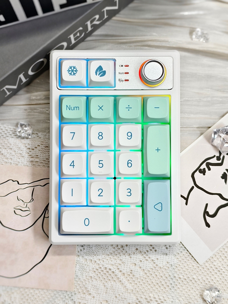 لوحة مفاتيح ميكانيكية صغيرة قا - مراجعة Gaming Keyboard Number Pad وسعره