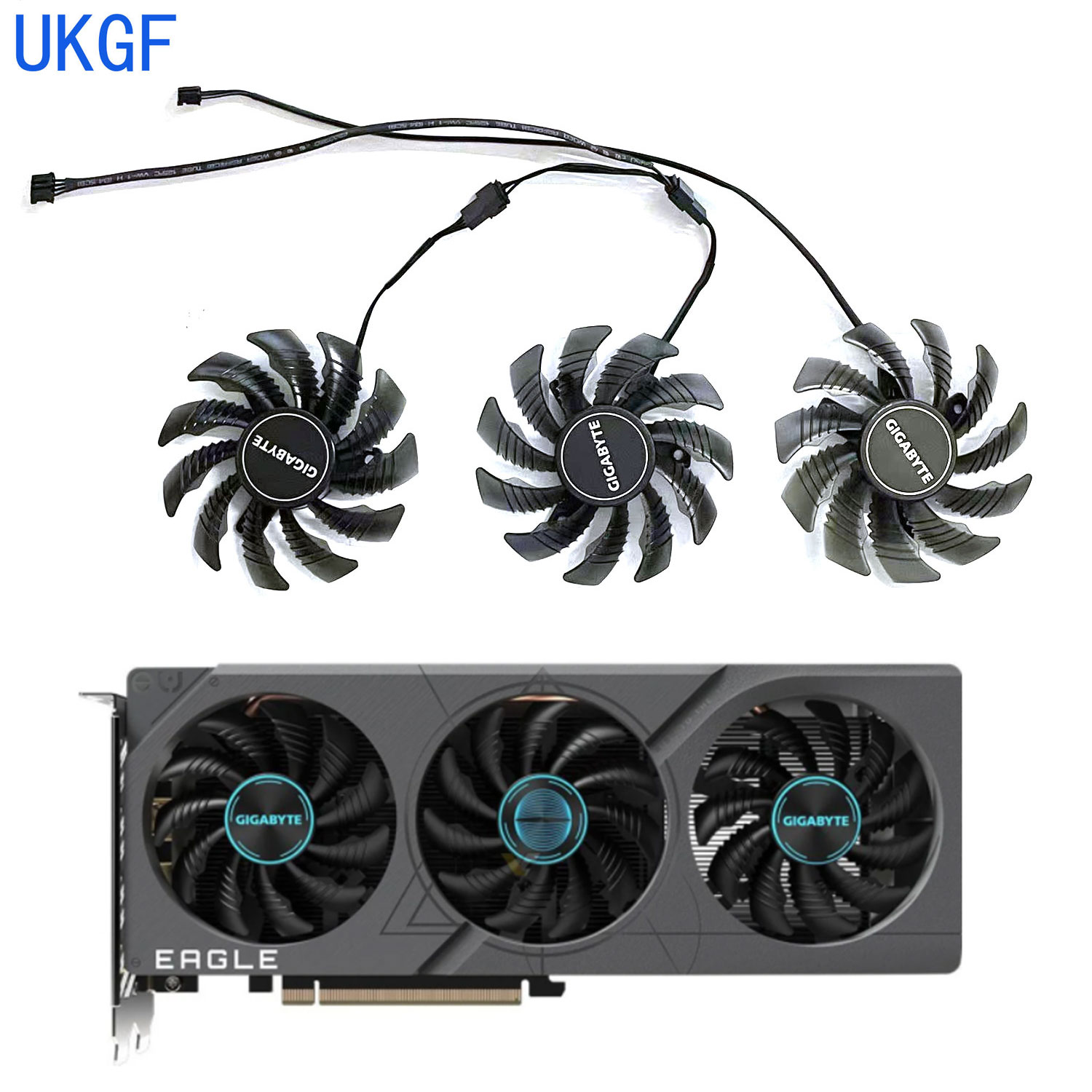 مروحة جديدة تمامًا 75 مم 4PIN  - مراجعة Nvidia Vga Rtx 4060 وسعره