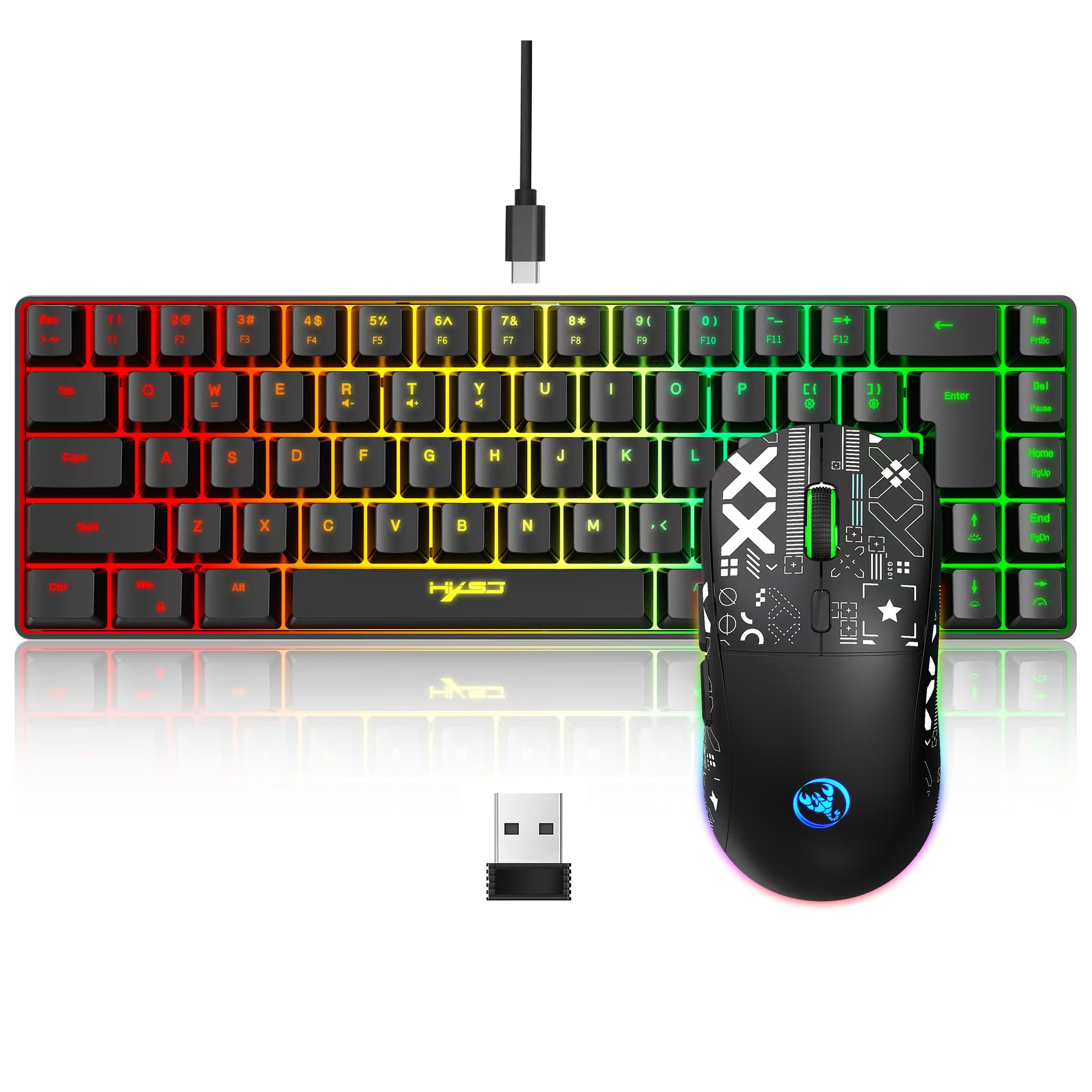 مجموعة لوحة مفاتيح وماوس ألعاب - مراجعة Keyboard Mouse Bundle Gaming وسعره