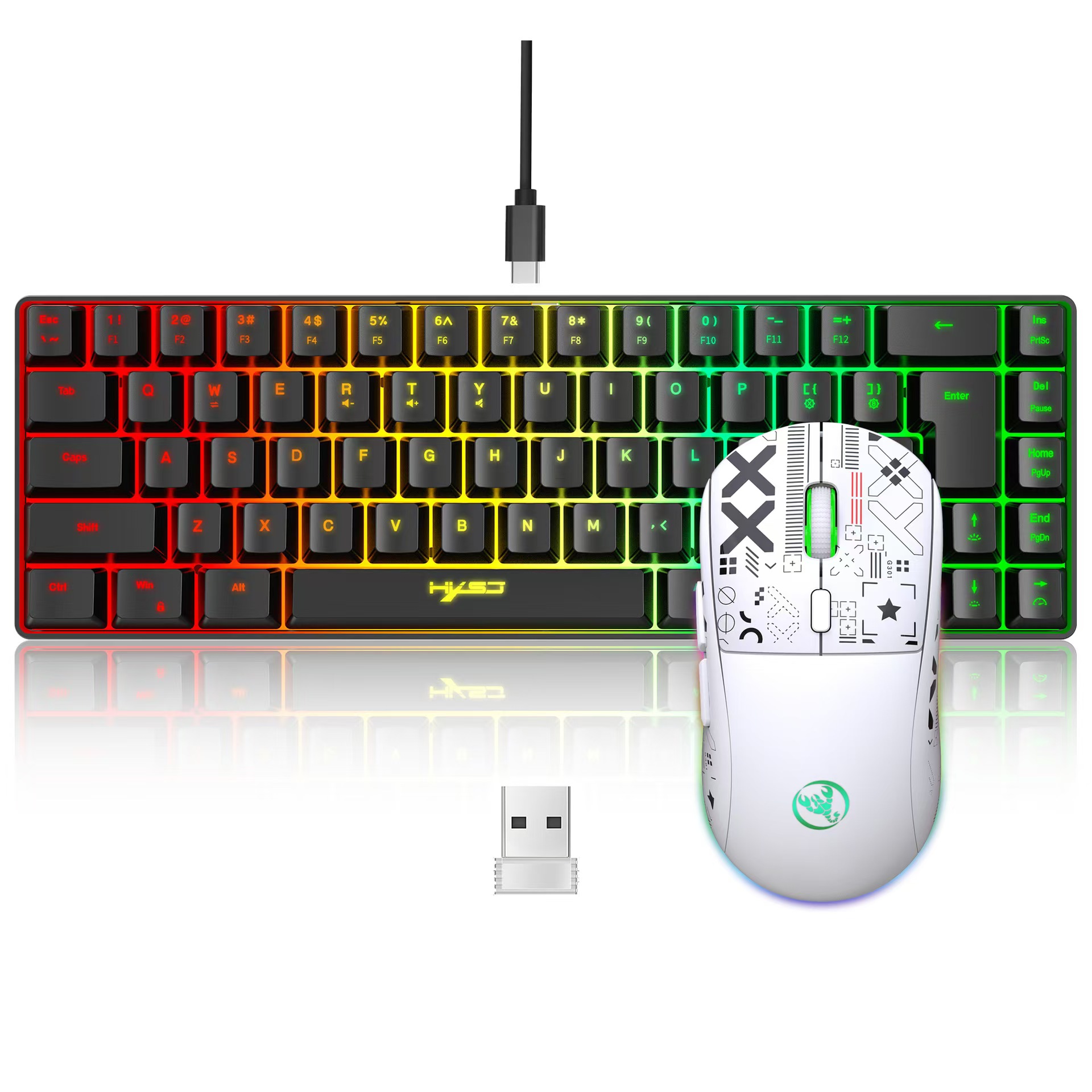 مجموعة لوحة مفاتيح وماوس ألعاب - مراجعة Keyboard Mouse Bundle Gaming وسعره