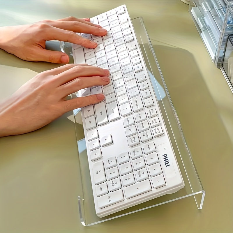 حامل لوحة مفاتيح أكريليك، منظم - مراجعة Keyboard Gaming Transparent وسعره