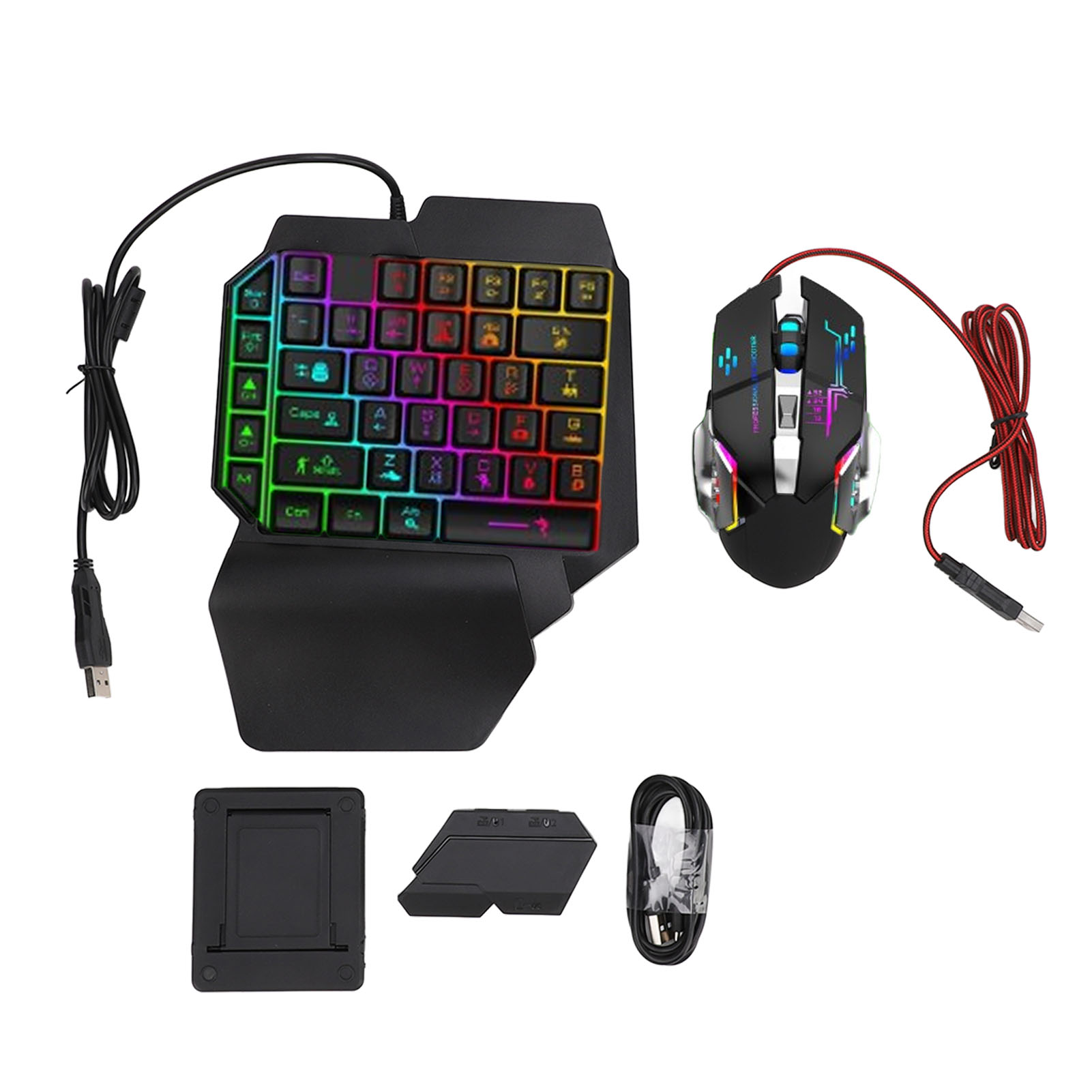 مجموعة محول لوحة مفاتيح وفأرة، - مراجعة Gaming Keyboard And Mouse Combo وسعره