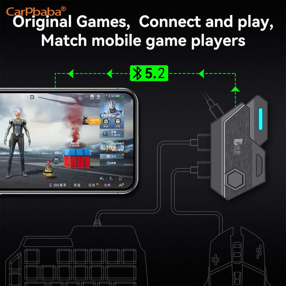 محول Mix SE/Lite للماوس ولوحة  - مراجعة Gaming Keyboard And Mouse Converter For Mobile وسعره