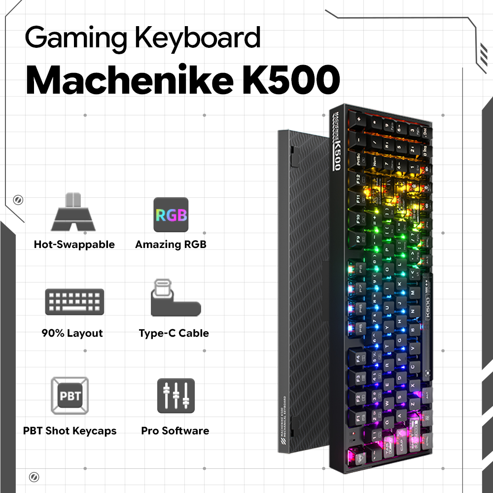 لوحة مفاتيح ميكانيكية سلكية Ma - مراجعة Keyboard Gaming Transparent وسعره