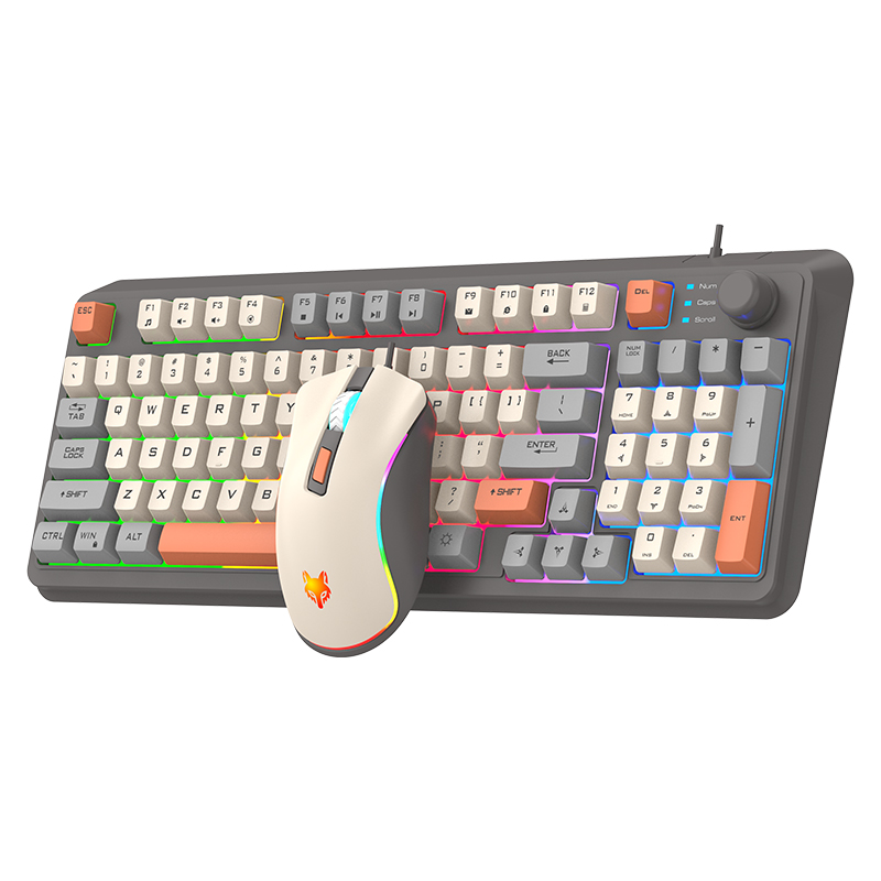 K820 USB السلكية لعبة لوحة الم - مراجعة Gaming Keyboard And Mouse Combo Wireless وسعره