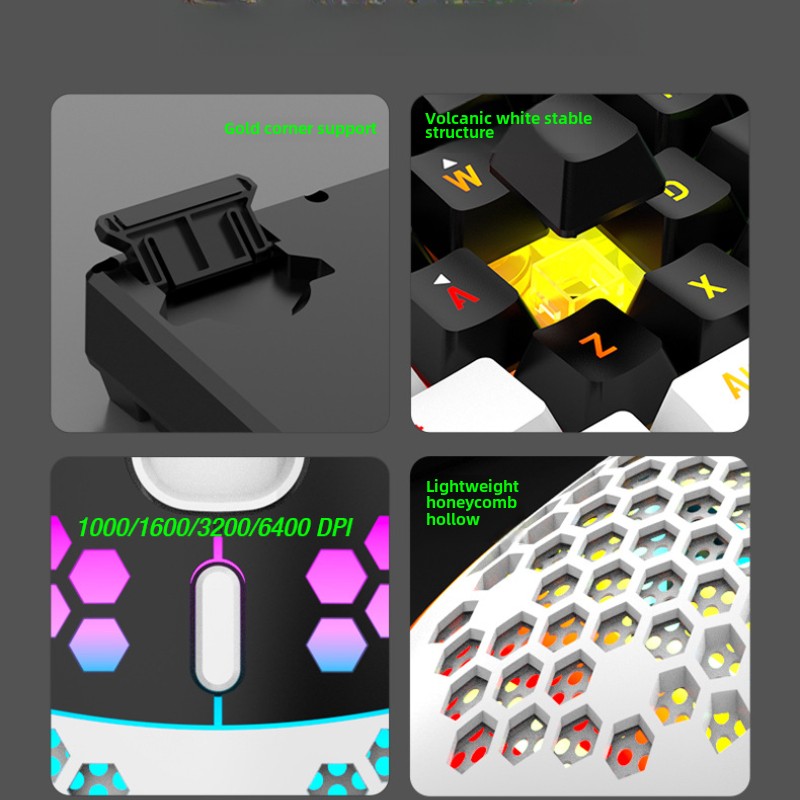 مجموعات لوحة مفاتيح وماوس للأل - مراجعة Keyboard Mouse Bundle Gaming وسعره